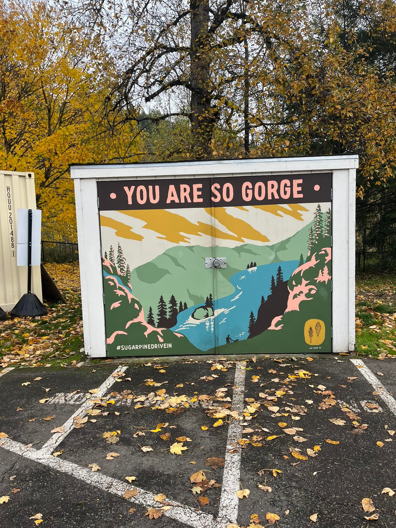 Troutdale OR Mural at Sugarpine Drive In